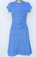 Ladies' Size L - Royal Blue Mini Gingham