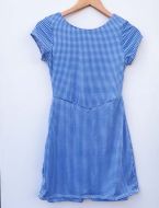 Girls Size 5T - Royal Blue Mini Gingham